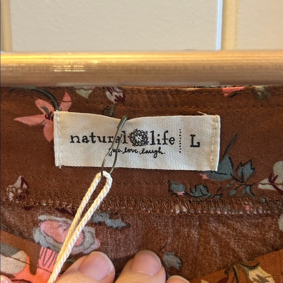 NATURAL LIFE Floral Brown Maxi Dress - Picture 4 of 8